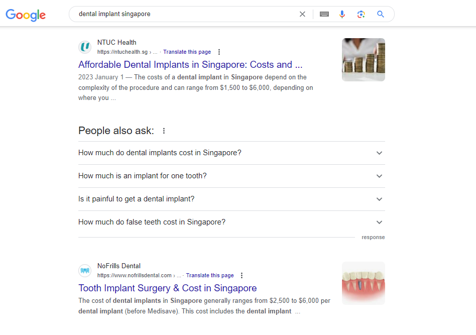 dental implant singapore