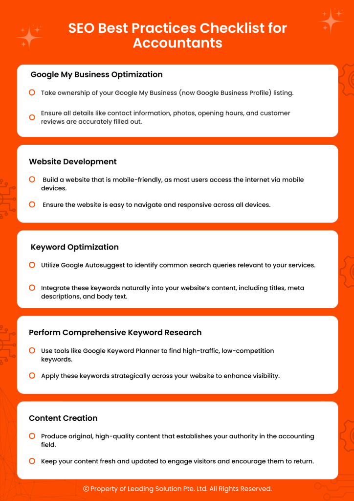 Accountant SEO Checklist