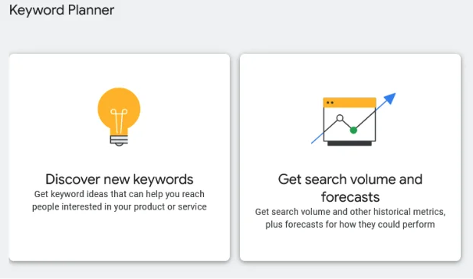 google keyword planner