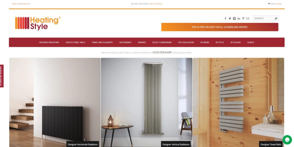 heating style home page