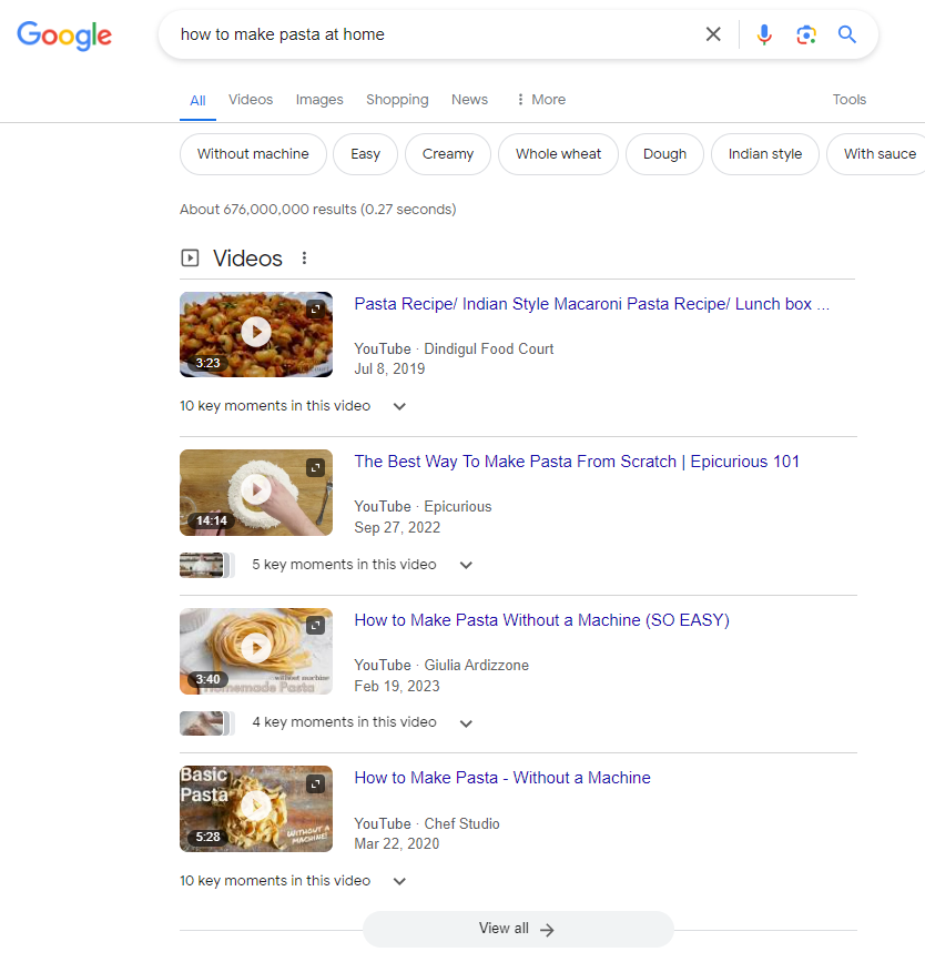 how to make pasta at home google result