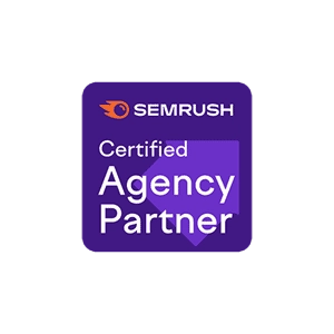 semrush certified SEO agency badge