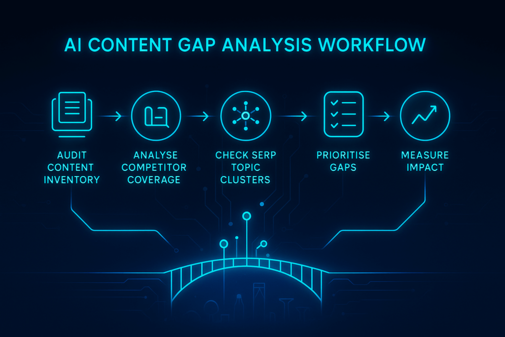 AI content gap analysis workflow