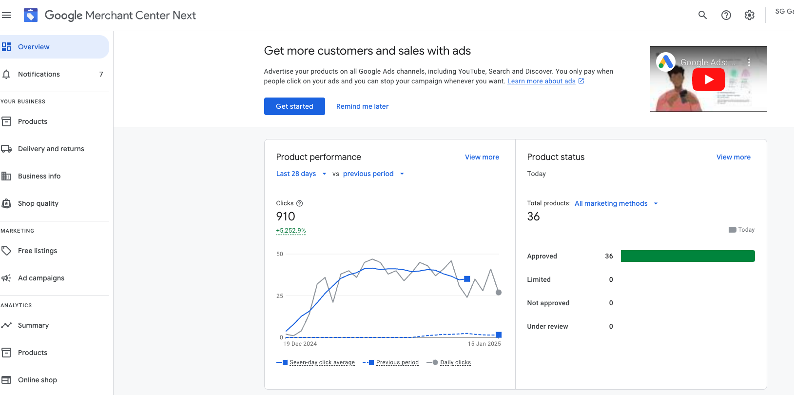 Google-Merchant-Center-Backend-Performance