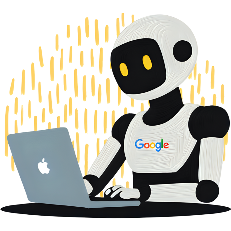 Robot using Google