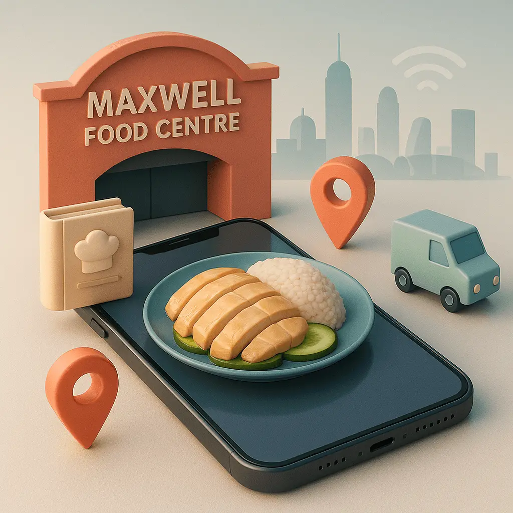 3D Maxwell Food Centre: Mobile SEO Magic in Singapore 2025